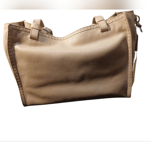 Artisan's Of India -NWT Leather Tote W/Crossbody Strap Magnetic Closure 1 Zipper - Picture 2 of 11